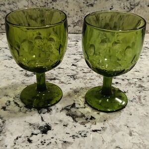 Set of Vintage Bartlett Collins goblets